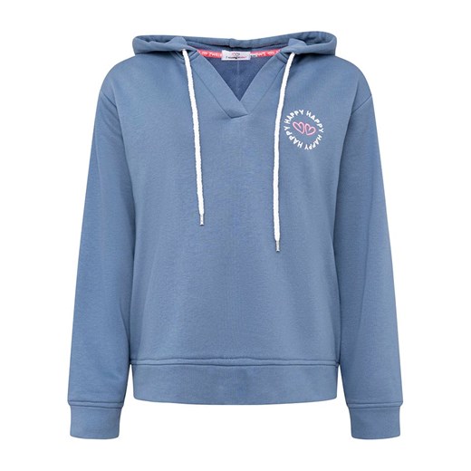 Zwillingsherz Bluza &quot;Smile Everyday Enjoy&quot; w kolorze niebieskim Zwillingsherz S/M okazyjna cena Limango Polska