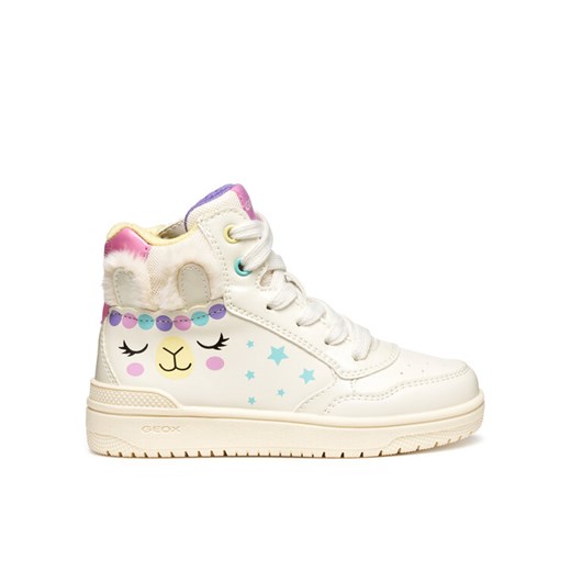 Sneakersy Geox J Washiba J56HXE 0BCKN C1M0G M Biały ze sklepu eobuwie.pl w kategorii Buty sportowe dziecięce - zdjęcie 186258683