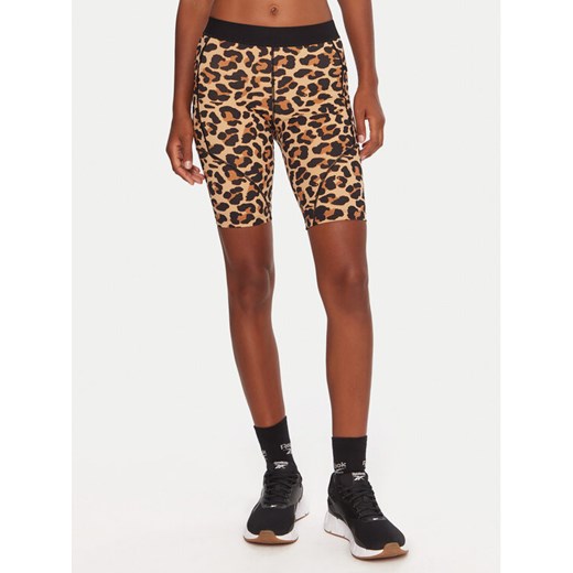 Reebok Szorty sportowe Erica RK25159CCW Beżowy Slim Fit ze sklepu MODIVO w kategorii Szorty - zdjęcie 186258771