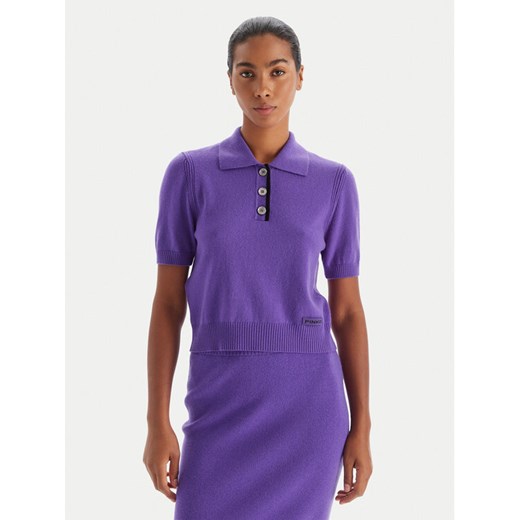 PINKO Sweter Gorgona 105450 A2Q9 Fioletowy Regular Fit ze sklepu MODIVO w kategorii Swetry damskie - zdjęcie 186258773