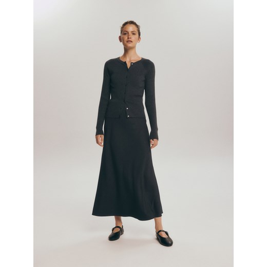 Reserved - Spódnica maxi - ciemnoszary ze sklepu Reserved w kategorii Spódnice - zdjęcie 186262562