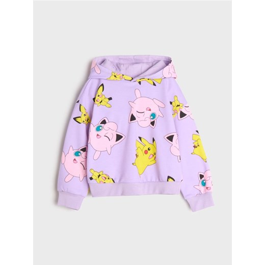 Sinsay - Bluza z kapturem Pokémon - fioletowy ze sklepu Sinsay w kategorii Bluzy dziewczęce - zdjęcie 186263912