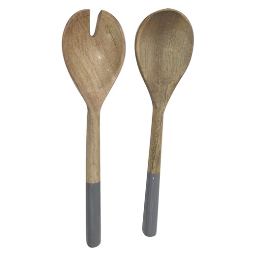 Ard&apos;time Sztućce sałatkowe &quot;Sasebo&quot; w kolorze brązowo-szarym - Ard'time onesize promocyjna cena Limango Polska