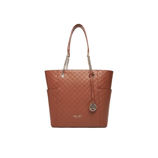 Torebka Nine West CEO-NEBRASKA-LDA8208A Brązowy ze sklepu eobuwie.pl w kategorii Torby Shopper bag - zdjęcie 186264822