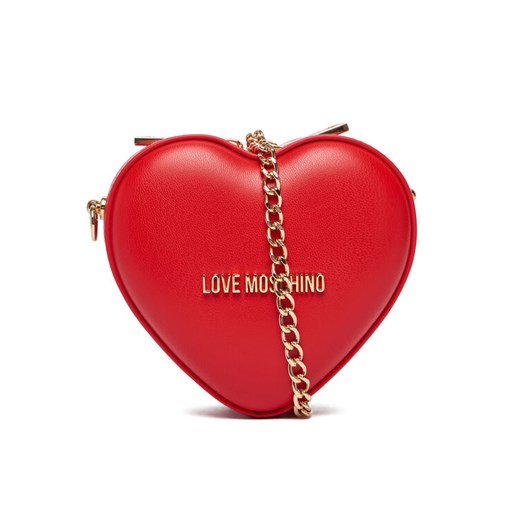 Torebka LOVE MOSCHINO JC4326PP0NKV0500 Czerwony ze sklepu eobuwie.pl w kategorii Kopertówki - zdjęcie 186264930