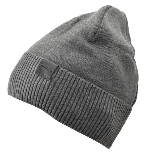 Męska Zimowa Czapka Szara z polarem - L/XL 2MORO ST-539B ze sklepu Stylion w kategorii Zegarki - zdjęcie 186265594