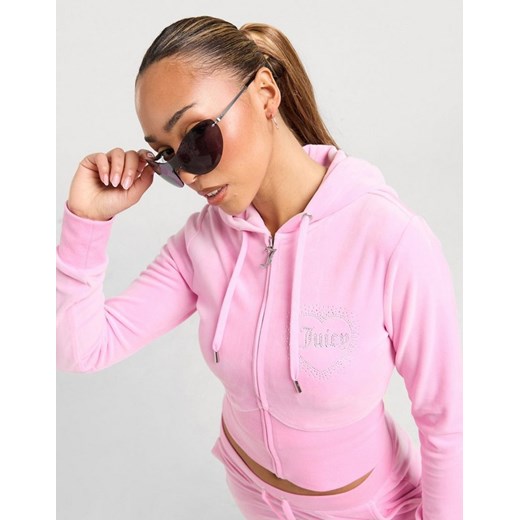 JUICY COUTURE BLUZA ROZPINANA Z KAPTUREM DMNT PNK ze sklepu JD Sports  w kategorii Bluzy damskie - zdjęcie 186265860