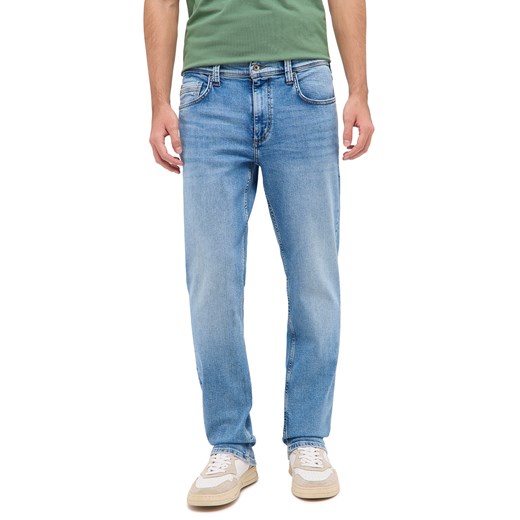 Męskie Spodnie Jeansowe Mustang Style Washington Straight Denim Blue 1016335 5000 312 ze sklepu YouNeedit.pl w kategorii Jeansy męskie - zdjęcie 186266173