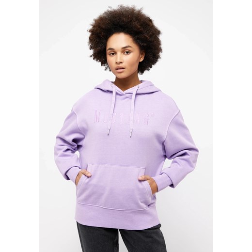 Damska bluza z kapturem MUSTANG Margo Regal Orchid 1014961 8174 ze sklepu YouNeedit.pl w kategorii Bluzy damskie - zdjęcie 186266212