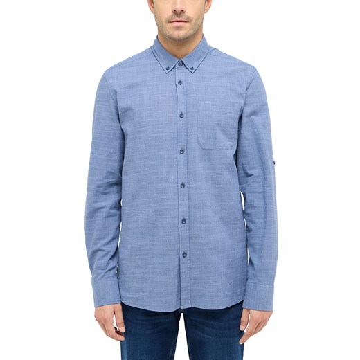 Męska Koszula Mustang Style Rawlins Middle Blue Two Tone 1016247 12722 ze sklepu YouNeedit.pl w kategorii Koszule męskie - zdjęcie 186266280