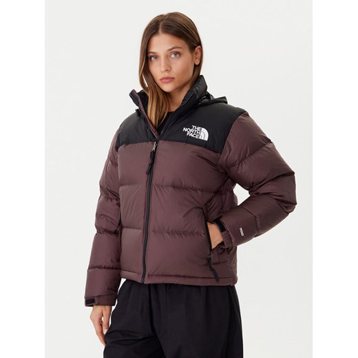 The North Face Kurtka puchowa 1996 Retro Nuptse NF0A3XEO Brązowy Regular Fit ze sklepu MODIVO w kategorii Kurtki damskie - zdjęcie 186267360