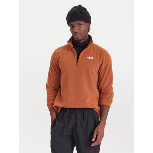 The North Face Polar Glacier NF0A8D0Q Pomarańczowy Regular Fit ze sklepu MODIVO w kategorii Bluzy męskie - zdjęcie 186267403