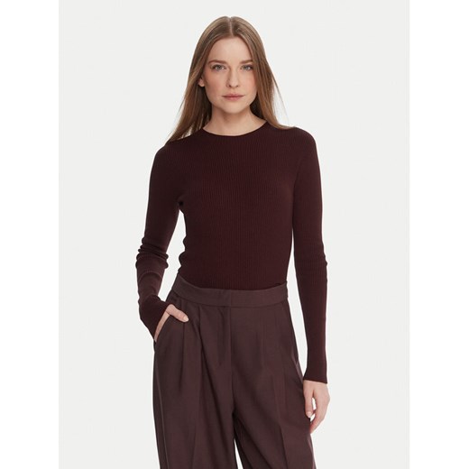 Kontatto Sweter 3M0809C Brązowy Slim Fit ze sklepu MODIVO w kategorii Swetry damskie - zdjęcie 186267410