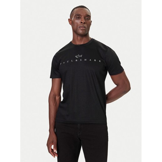 Paul&Shark T-Shirt 15311635 Czarny Regular Fit ze sklepu MODIVO w kategorii T-shirty męskie - zdjęcie 186267430