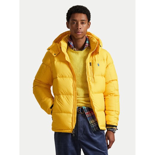 Polo Ralph Lauren Kurtka puchowa 710968278009 Żółty Regular Fit ze sklepu MODIVO w kategorii Kurtki męskie - zdjęcie 186267471