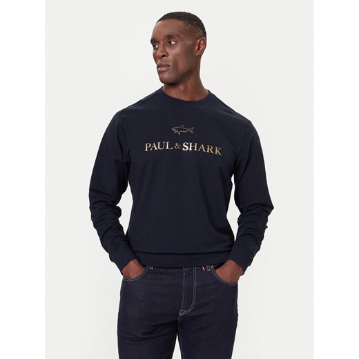 Paul&Shark Bluza 15311822 Granatowy Regular Fit ze sklepu MODIVO w kategorii Bluzy męskie - zdjęcie 186267483