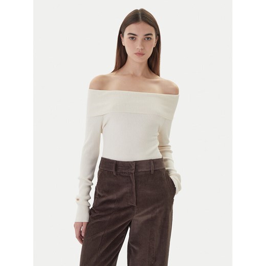 Kontatto Sweter 3M0813C Écru Regular Fit ze sklepu MODIVO w kategorii Swetry damskie - zdjęcie 186267491