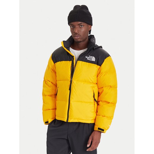 The North Face Kurtka puchowa 1996 Retro Nuptse NF0A3C8D Żółty Loose Fit ze sklepu MODIVO w kategorii Kurtki męskie - zdjęcie 186267493
