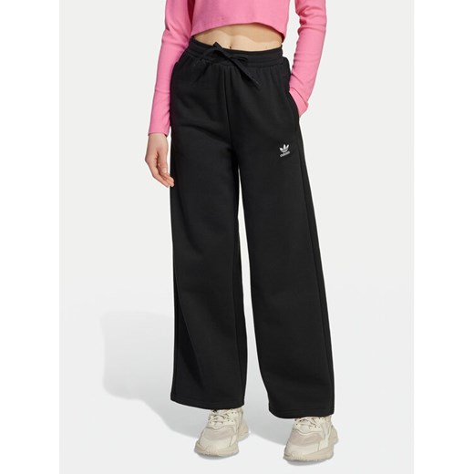 adidas Spodnie dresowe JX2780 Czarny Wide Leg 8_9Y MODIVO
