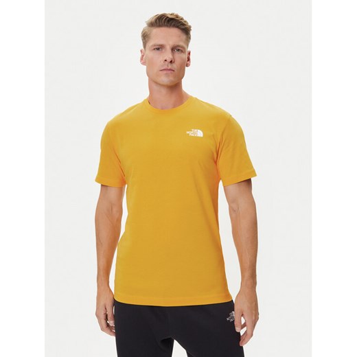 The North Face T-Shirt Redbox NF0A87NP Żółty Regular Fit ze sklepu MODIVO w kategorii T-shirty męskie - zdjęcie 186267564