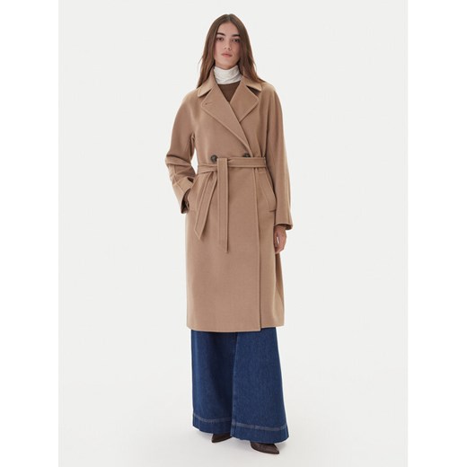 Weekend Max Mara Płaszcz przejściowy Cascia 2525016072 Beżowy Regular Fit ze sklepu MODIVO w kategorii Płaszcze damskie - zdjęcie 186267571