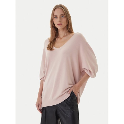 Kontatto Sweter 3M0815C Różowy Relaxed Fit ze sklepu MODIVO w kategorii Swetry damskie - zdjęcie 186267574
