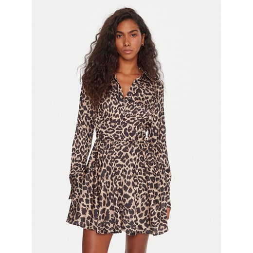 Guess Sukienka koktajlowa W5YK00 WF1T2 Kolorowy Regular Fit ze sklepu MODIVO w kategorii Sukienki - zdjęcie 186267591