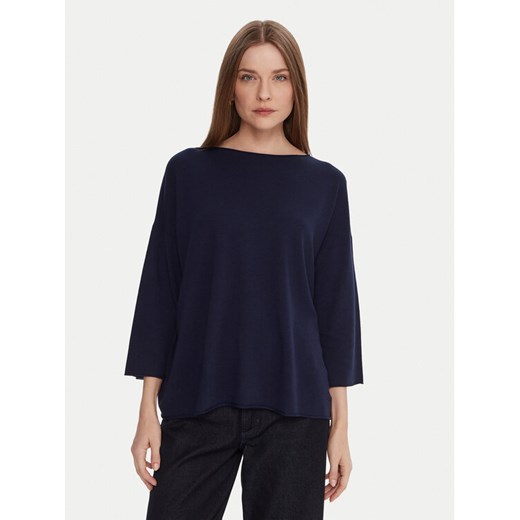Kontatto Sweter 3M0801C Granatowy Regular Fit ze sklepu MODIVO w kategorii Swetry damskie - zdjęcie 186267612