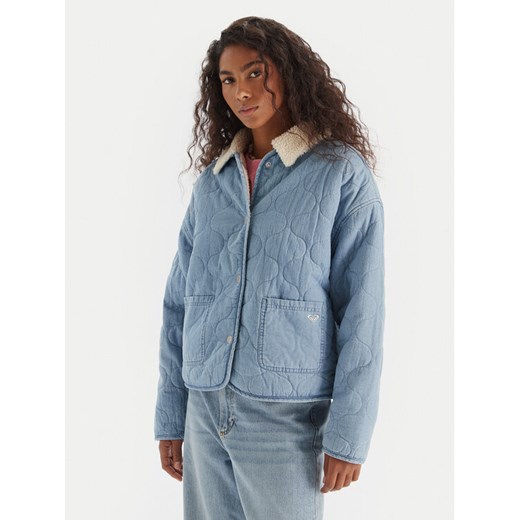 Roxy Kurtka przejściowa Not So Basic ERJJK03675 Niebieski Regular Fit ze sklepu MODIVO w kategorii Kurtki damskie - zdjęcie 186267614