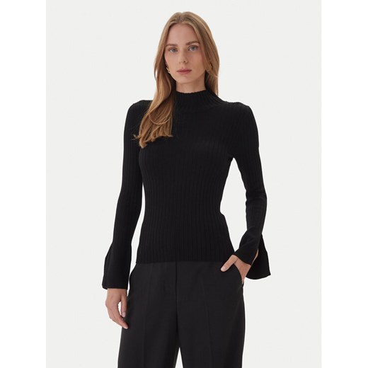 KAOS Golf RI1NT052 0001 Czarny Regular Fit ze sklepu MODIVO w kategorii Swetry damskie - zdjęcie 186267632