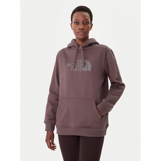 The North Face Bluza Drew Peak NF0A89EH Bordowy Regular Fit ze sklepu MODIVO w kategorii Bluzy damskie - zdjęcie 186267643