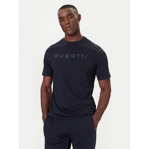 Bugatti T-Shirt 8350-85043D Granatowy Regular Fit ze sklepu MODIVO w kategorii T-shirty męskie - zdjęcie 186267713