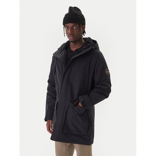 Napapijri Kurtka zimowa A-Diries NP0A88TE Czarny Regular Fit ze sklepu MODIVO w kategorii Kurtki męskie - zdjęcie 186267721