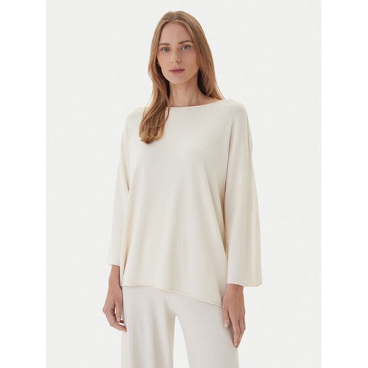 Kontatto Sweter 3M0801C Écru Regular Fit ze sklepu MODIVO w kategorii Swetry damskie - zdjęcie 186267723