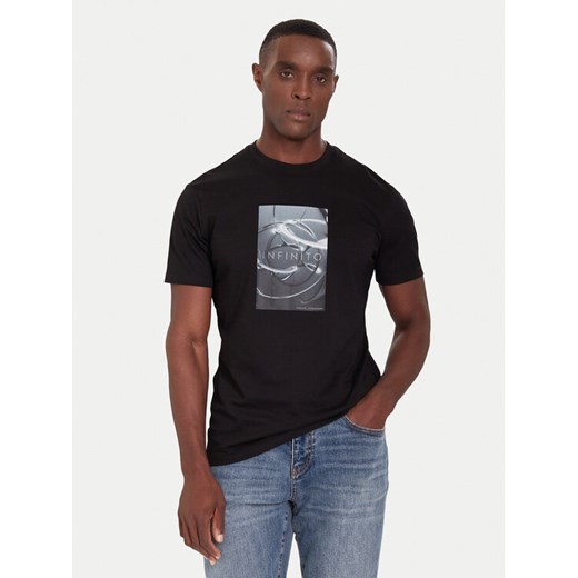 Armani Exchange T-Shirt XM001470 AF10362 UC001 Czarny Regular Fit ze sklepu MODIVO w kategorii T-shirty męskie - zdjęcie 186267733