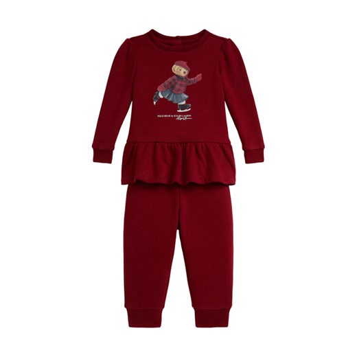 Polo Ralph Lauren Dres 310981193001 Czerwony Regular Fit - id: 0000305547545 - marki Polo Ralph Lauren - 186267751 Polo Ralph Lauren Dres 310981193001 Czerwony Regular Fit ze sklepu MODIVO w kategorii Komplety niemowlęce - zdjęcie 186267751