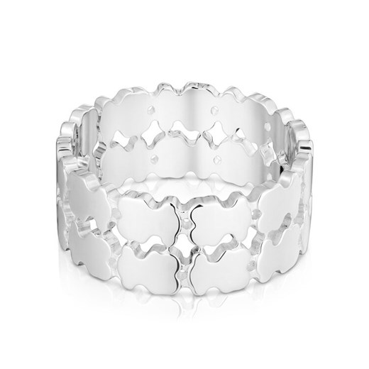 TOUS Pierścionek Sweet 40S 1004457112 Srebrny ze sklepu MODIVO w kategorii Pierścionki - zdjęcie 186267773