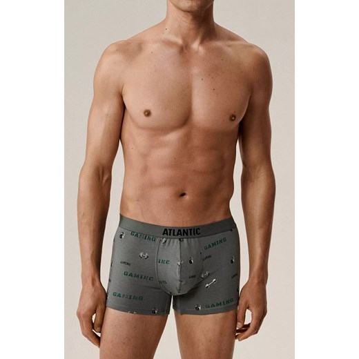 Atlantic 3-pack bokserki męskie 3MH-223-CZA/CZA/KHAJ, Kolor czarny-khaki, Rozmiar M, ATLANTIC ze sklepu Primodo w kategorii Majtki męskie - zdjęcie 186269904