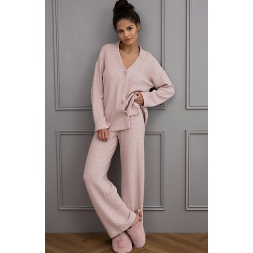 Sensis rozpinana piżama damska Alani, Kolor róż pudrowy, Rozmiar S/M, SENSIS ze sklepu Primodo w kategorii Piżamy damskie - zdjęcie 186270014