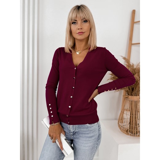 sweter tanya bordowy one size ze sklepu UBRA w kategorii Swetry damskie - zdjęcie 186270312