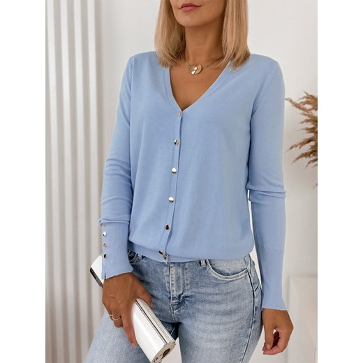 sweter tanya błękitny one size ze sklepu UBRA w kategorii Swetry damskie - zdjęcie 186270344