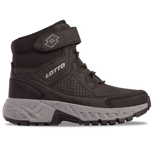 Buty dziecięce Lotto Alderton Mid 2600400K-1116 - czarne ze sklepu streetstyle24.pl w kategorii Buty zimowe dziecięce - zdjęcie 186270374