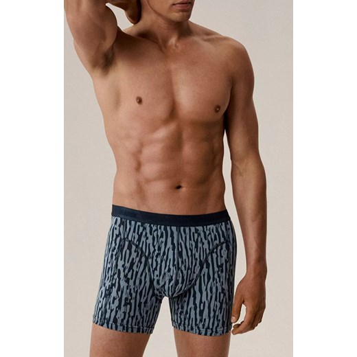 Atlantic 2-pack bokserki męskie Comfort 2MH-175-DEN/GRF, Kolor denim, Rozmiar L, ATLANTIC ze sklepu Intymna w kategorii Majtki męskie - zdjęcie 186270382
