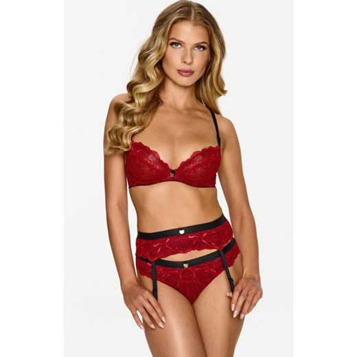Czerwony pas do pończoch 2634, Kolor czerwony, Rozmiar 42, Lupoline ze sklepu Intymna w kategorii Akcesoria do bielizny - zdjęcie 186270550