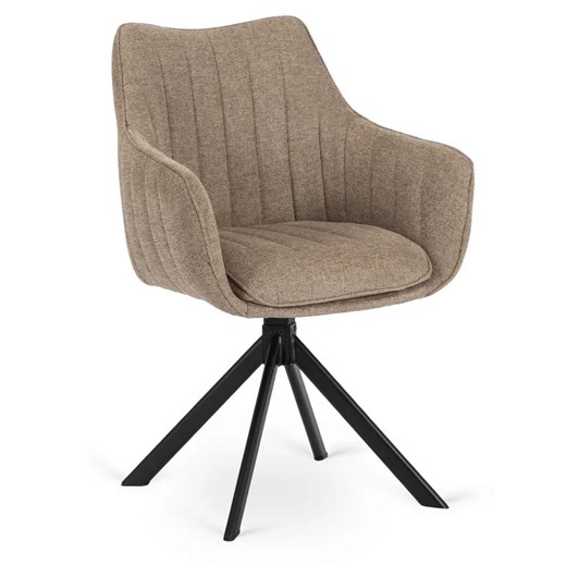 Obrotowe beżowe krzesło tapicerowane G2-E52 ze sklepu Edinos.pl w kategorii Krzesła - zdjęcie 186270610