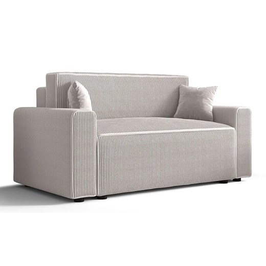 Biała tapicerowana sofa rozkładana K8-N43 ze sklepu Edinos.pl w kategorii Sofy i kanapy - zdjęcie 186270622