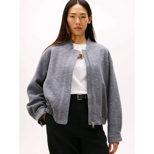 Tommy Hilfiger Wełniana kurtka bomber Bleecker | Regular Fit ze sklepu Gomez Fashion Store w kategorii Kurtki damskie - zdjęcie 186272060