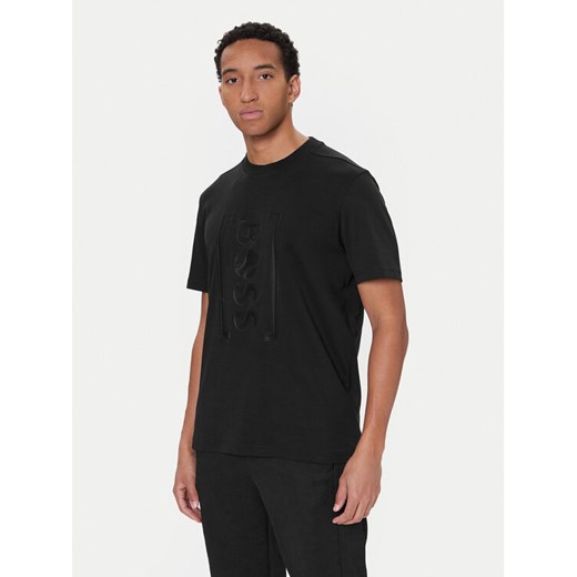 BOSS T-Shirt Iconic TL 50543905 Czarny Relaxed Fit ze sklepu MODIVO w kategorii T-shirty męskie - zdjęcie 186272704