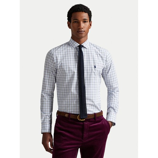 Polo Ralph Lauren Koszula 710974534008 Błękitny Custom Fit ze sklepu MODIVO w kategorii Koszule męskie - zdjęcie 186272713