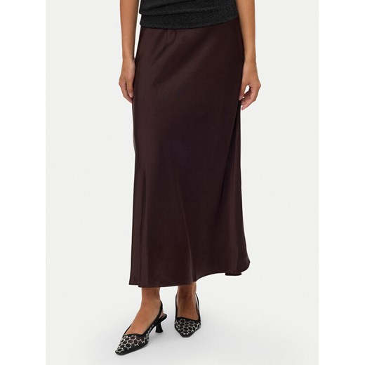 Vero Moda Spódnica midi Elena 10337459 Brązowy Regular Fit ze sklepu MODIVO w kategorii Spódnice - zdjęcie 186272722